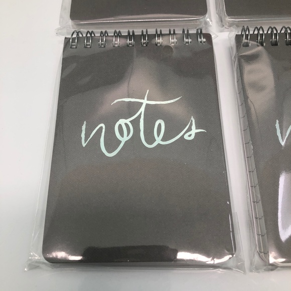 MSPCI Set of 4 Luxe Holiday Mini Journals Silver Spiral 100 Sheet Note Pads NEW! - Picture 9 of 12